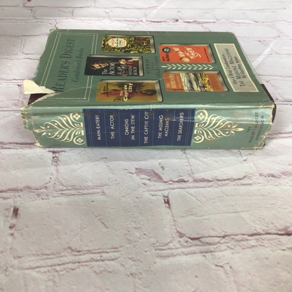 Reader’s Digest Condensed Books Summer 1955 Hardcover Book - Picture 3 of 3